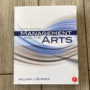 Management and the Arts Fifth Edition Book